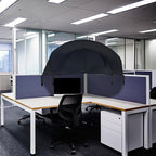 Large Size Cubicle Corner Desk Shade for Office,Portable Foldable Light Shade Cover, Fit for Taller Cubicle Partitions for Privacy Attached in a Normal 90 Degree Cubicle Corner