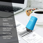 Plus The Original Guard Your ID Advanced Security Roller 2.0 for Identity Theft Prevention Stamping Turquoise