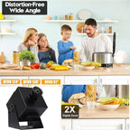 SVPRO 4K Webcam - USB HDMI Dual Output for Computer/Monitor/Projector/TV, Wide Angle Distortion-Free Streaming Webcam H.264 Security Camera