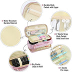 Pencil Case, Large Capacity Pencil Case Organizer; Double Zipper Storage Bag; Big Pencil Pouch for College School Office Teen Girl Boy Men Women Adult