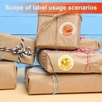 Methdic 2.5" Diameter High Visibility Printable Round Labels，Matte White，360 Customizable Blank Stickers