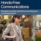 POLY HP Voyager Legend 30 - Bluetooth Monaural Headset - Discreet Boom & 4 Noise-Canceling Mics, WindSmart Technology, All-Day Comfort, Seamless Connectivity, Smart Sensors & Call Controls, Black