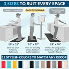 ComfiLife Anti Fatigue Floor Mat – 3/4 Inch Thick Kitchen Mats for Floor, Standing Desk Mat, Kitchen Rug – Comfort at Home, Office – Durable – Stain Resistant – Non-Slip Bottom (20" x 32", Black)