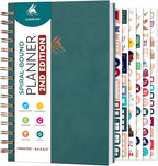 Clever Fox Planner 2nd Edition Spiral – Colorful Weekly & Monthly Goal Planner, Time Management & Productivity Organizer, Undated (Dark Teal)