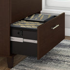 Bush Furniture Somerset 2 Drawer Lateral File Cabinet in Mocha Cherry