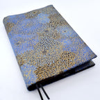 BLBMH A5 Book Covers for Paperbacks Fit for 5.5x8.5 inch Adjustable Book Sleeve Cover for Women Over 15 Soft Cloth Protector for Notebook Journal - Chrysanthemum