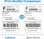 LotFancy 4x6 Thermal Labels, 440 Shipping Labels (2 Rolls) Compatible with DYMO LabelWriter 4XL 1744907, Perforated Postage Label for Rollo, Zebra Desktop Printers, Commercial Grade