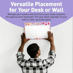 S&O Watercolor Floral Large Desk Calendar from July 2025 to Dec 2026 - Tear-Away Table Calendar 2025-2026 - Desktop Blotter - Academic Desk Planner - Desk Pad Large - 11x17in