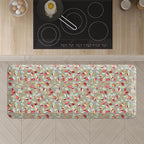 GelPro Anti-Fatigue Designer Cushioned Comfort Kitchen Floor Mat, Padded Stain-Resistant, Waterproof, Non-Slip Comfort Padded Desk/Office Mat, Orchard Grey Lake 20x48