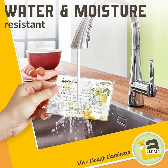 Thermal Laminating Pouches, Matte Finish, 2.6 x 3.9 Inches, 5 Mil Thick, 50 Pack, Suited for Business Card Size Laminating Sheets 2 x 3.5