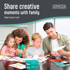 JOYEZA Premium Printable Vinyl Clear Sticker Paper for Inkjet Printer - 25 Sheets Translucent Waterproof, Dries Quickly Vivid Colors, Holds Ink Well - Inkjet & Laser Printer