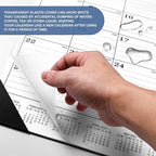 Desk Calendar 2025,January 2025 to June 2026,Large Desk calendar 2025-2026,Desk Calendar 2025-2026 Large 22x17,Classroom 2025 Calendar 22x17" with Round Holes& NOTES List (Black),18 Months Calendar 2025