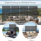 NicBex Room Divider 1 Panel Room Dividers with Rhombus Pattern Design Partition Room Dividers and Metal Privacy Screens Wall Divider for Outdoor, Room Separation,48.31" W x 15.75" D x 70.75" H, Black