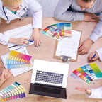 ReliThick 8000 Pcs annotation tabs Sticky Tabs for Books Transparent Sticky Notes Multi Colored Writable Page Markers Book Flags Strip for Annotating Reading Supplies Bookish Gift(Gradient Color)