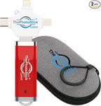 ThePhotoStick® Omni 512GB + Protective Case | Secure Photo & Video Backup and Transfer | Digital File Organization | USB & Multiport Connection for Phones, Tablets and Computers | Water Resistant Case