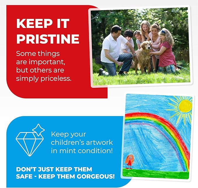 5MIL Thermal Laminating Sheets (150 Count) Letter, Photo, Card, Notecard, ID Badge and Business Card Sizes, Laminating Pouches Compatible with Laminators, Crystal Clear Laminated Finish