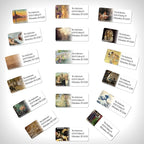 Customized Personalized Address Labels - Made in The USA by Kenco (Famous Art, 250 Labels)