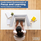 22 Pack Classroom Privacy Shields for Student Desks - Easy to Clean Plastic Sneeze Guard Folder Desk Divider Study Carrel - Classroom Materials for School Teachers - Includes Extra Labels