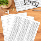 Address Labels for Inkjet Printers 1" x 2-5/8", Pack of 3000 Labels