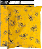 Bees Poly Mailer 14.5x19 Inch 50 Pcs, Waterproof Shipping Bags for Clothing, Tear-Resistant Mailier Bags, Strong Mailing Bags with Self-Seal