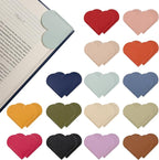 Yuoyar 30Pcs Leather Heart Book Marks for Reading Women - Cute Bookmarks for Book Lovers - Unique Gifts for Women