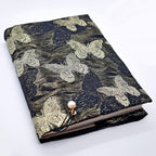 BLBMH Book Covers for Paperbacks Book Cover for Privacy Fit for 5.5x8.5 inch Adjustable Book Sleeve Cover for Diary Books Fabric Softcover Protector for Notebook - Butterfly B 8.5in