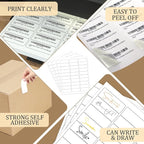 Address Labels for Inkjet Printers 1" x 2-5/8", Pack of 3000 Labels