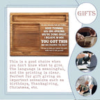 Appreciation Sticky Note Holder, Inspirational Thank You Appreciation Quote Gifts for Leader Boss Women Mentor Coach Manager Employee Coworker Self-Stick Note Pad Holders ZSS19