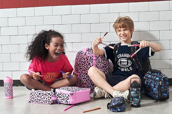 Choco Mocha Fluid Pencil Case for Girls, Soft Pencil Case Kids Pencils Pouch for Kindergarten Girls, Pink