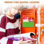 BEYGORM Magnetic Dry Erase Marker Holder for Whiteboard,Non-slip Acrylic Magnet Pen Holder for Fridge Refrigerator,Locker Organizer for Work,Locker Accessories,Pencil Cup for Desk(Green)