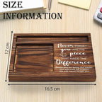 Appreciation Gifts for Leaders, Thank You Gifts for Coworkers, Recognition Going Away Farewell Gifts for Boss Employee, Never Forget You are The Piece Desk Self-Stick Note Pad Holders TZP11