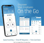 uAttend Touch-Free Voice Control and Facial Recognition Time Clock System for Employees and Small Businesses (DR2000)