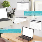 Desk Calendar 2026 Wall Calendars, July 2025 - December 2026 Monthly Planner Paper Office Desktop 17"X 12", 18-Months, Planning and Organizing Home, School, Office, Holiday, Vacation