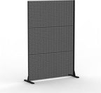 NicBex Room Divider 1 Panel Room Dividers with Rhombus Pattern Design Partition Room Dividers and Metal Privacy Screens Wall Divider for Outdoor, Room Separation,48.31" W x 15.75" D x 70.75" H, Black