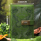 TIEFOSSI Diary with Lock for Women Girls, Lined Locked Journal, Butterfly Journal Notebook with Pen and Bookmark, A5 Refillable Locking Journals for Writing, 224 Numbered Pages