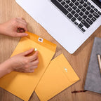 Zonon 100 Pieces 3 Sizes Clasp Envelopes Kraft Paper Catalog Clasp Envelope with Clasp Closure for Filing, Storing, Privacy Ensuring or Mailing Documents (10 x 13 Inch, 9 x 12 Inch, 6 x 9 Inch)