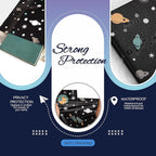 Planets Poly Mailer 6x9 Inch 100 Pcs, Waterproof Shipping Bags for Clothing, Tear-Resistant Mailier Bags, Strong Mailing Bags with Self-Seal