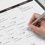 Nekmit Desk Calendar 2025-2026 with Desktop Mat, Large Desk Calendar Runs from Jul 2025 - Dec 2026, Big Desk Pad Calendar 21 x 16 1/2 Inches for Home and Office