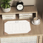 Jotsome Desk Calendar 2025-2026 with Desktop Mat, Academic Desk Pad Calendar From July 2025 to December 2026 14x10.5 inch, Desk Blotter Calendar for Home Office and School, Easy Planning, Apricot