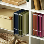 File Organizer for Desk - This Acrylic Storage Box is great for Office Organization - Its Modern Acrylic Magazine Holder makes a Great Gift for Home/Work Space