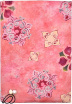 BLBMH Flower Book Covers for Paperbacks Handmade Bookcover Fit for 5.5x8.5 inch Adjustable Fabric Softcover Protector for Women Book Lovers Gifts - XC Pink 8.5in