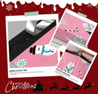 Christmas Poly Mailer 14.5x19 Inch 50 Pcs, Waterproof Shipping Bags for Clothing, Tear-Resistant Mailier Bags, Strong Mailing Bags with Self-Seal - Snowmen Printed