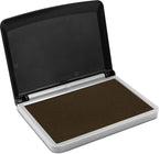 MaxMark Large Brown Stamp Pad - 2-3/4" by 4-1/4" - Premium Quality Felt Pad