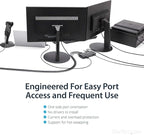 StarTech.com 7 Port USB 3.0 Hub – Up To 5 Gbps – 7 x USB – Universal Multi Port USB Extender for Your Desktop – USB Powered (ST7300USB3B)