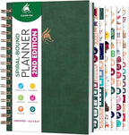 Clever Fox Planner 2nd Edition Spiral – Colorful Weekly & Monthly Goal Planner, Time Management & Productivity Organizer, Undated (Forest Green)
