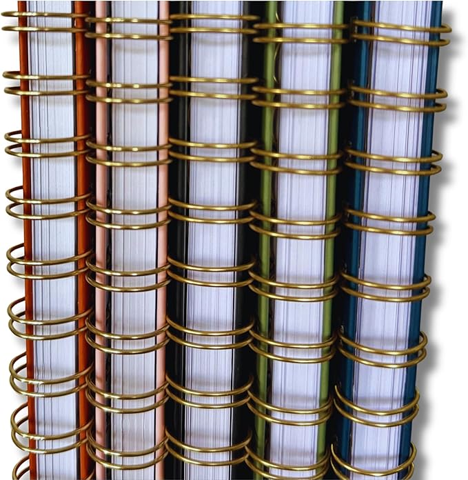 | Meeting Notebook for Work | 8.25" x 11.75" | Project Planner | Simple Design | Multiple Layouts | Office and Business Planner (Rust, Meeting Planner - Landscape)