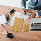 Frienda 4 Sizes Clasp Envelopes Kraft Paper Catalog Clasp Envelope with Closure for Filing, Storing or Mailing Documents, 50 Pieces (6 x 9 In, 9 x 12 In, 10 x 13 In, 12 x 15.5 In,Brown)