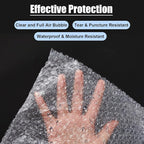 5 Pack 24 * 28 Inch Extra Large Bubble Pouches Clear Bubble Pouch Wrap Bags for Packing Shockproof Cushioning Wrap Bag for Shipping Moving Fragile Dishes China Plates Painting Fragile Items