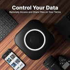 AmberPRO Personal Cloud Storage Device + AC2600 WiFi Router. Dual 2TB Hard Drives with RAID 1 or Optional 4TB with RAID 0. Plex and Home Assistant. iOS/Android/Windows/Mac Compatible. AM1211-2TB