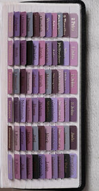 UPAFEXXI-Laminated Bible Tabs (Gold Foil Embossed Lettering), Bible Tabs for Women and Men, Reposition Large Print Stickers, Easy to Read and Apply, 80 Chapters Labels for Easy Navigation(Purple)
